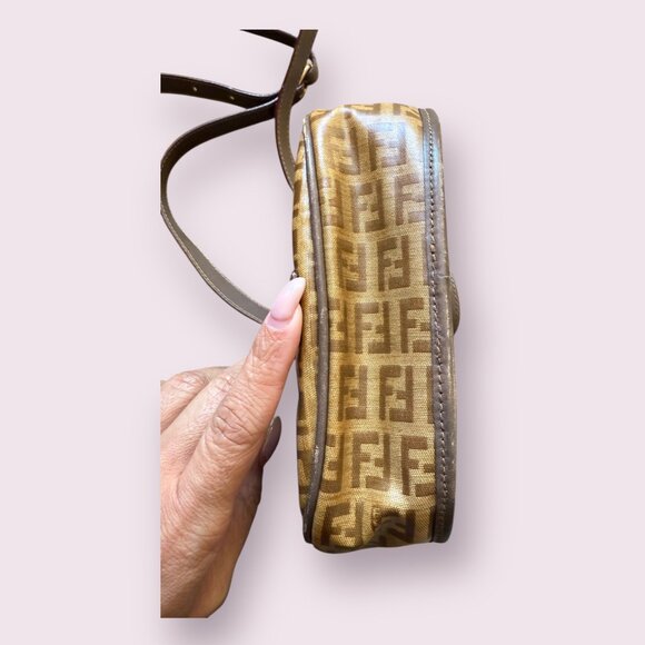 Authentic Fendi Vintage Zucca Crossbody Bag – Coated Canvas - Picture 5 of 7